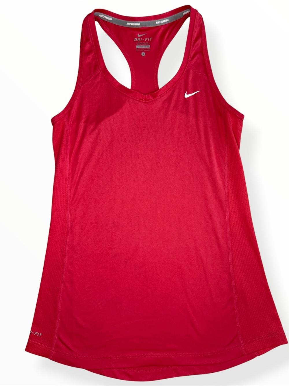 Nike Running Miler Womens Size Small Racer Back Tank Top Dri-FIT Swoosh
